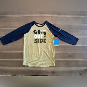 NWT Youth Boys Columbia long sleeve shirt - size 10/12